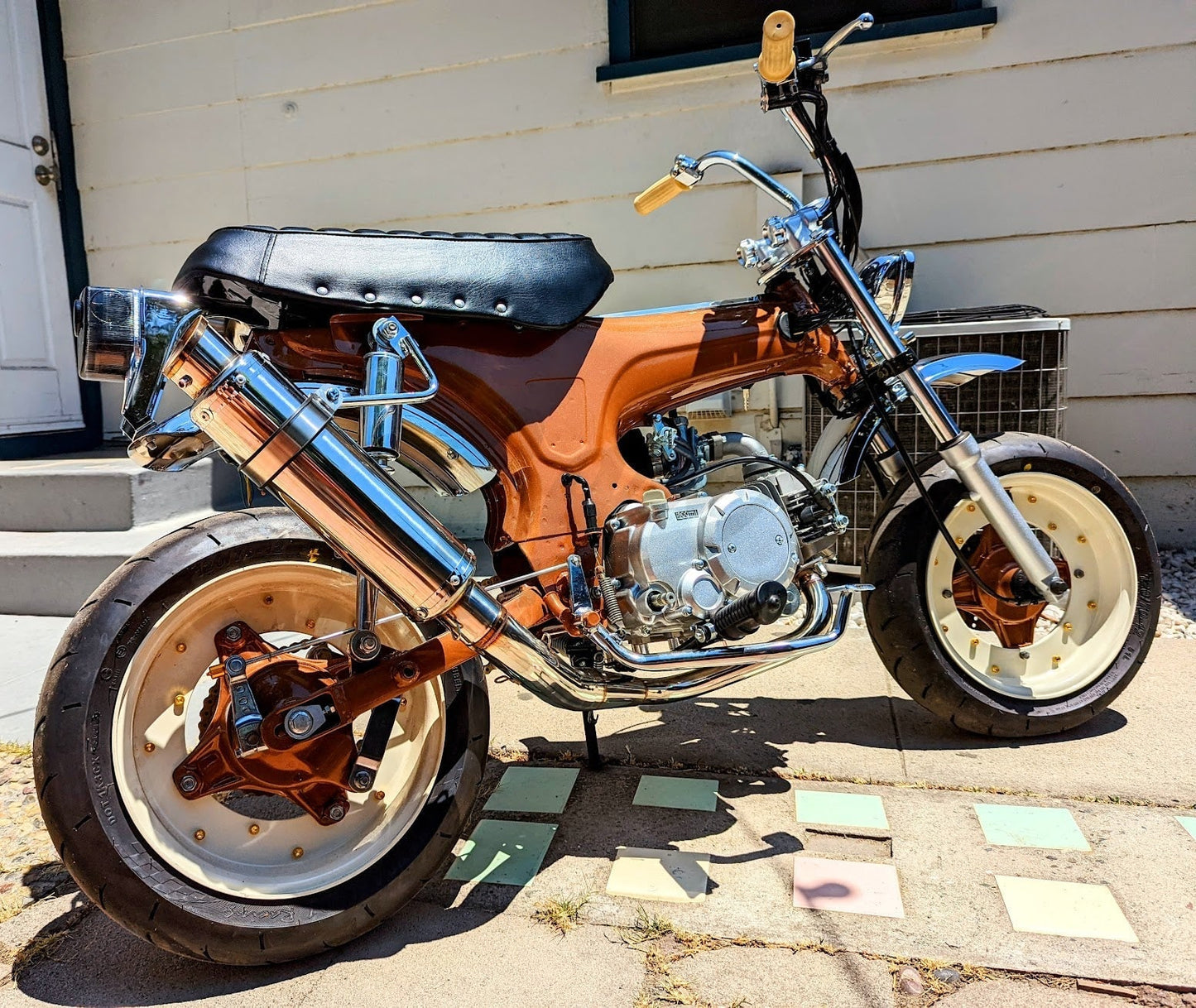 Reproduction CT70 Front and Rear Fenders Set (Rolled Edge)