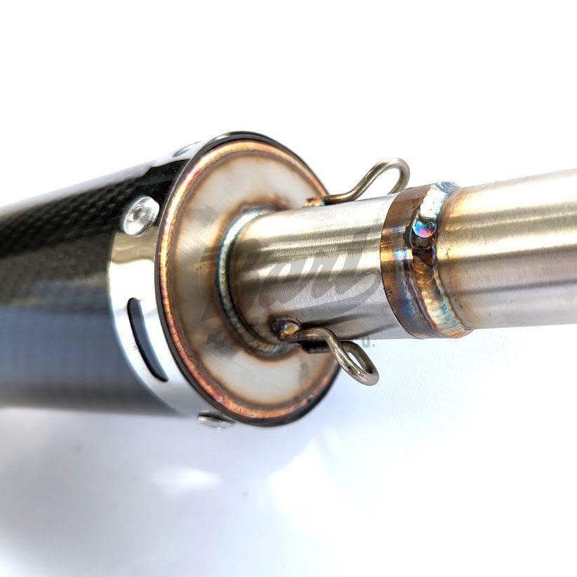 Z50 Hard Tail Big Bore Stainless Carbon Up Exhaust