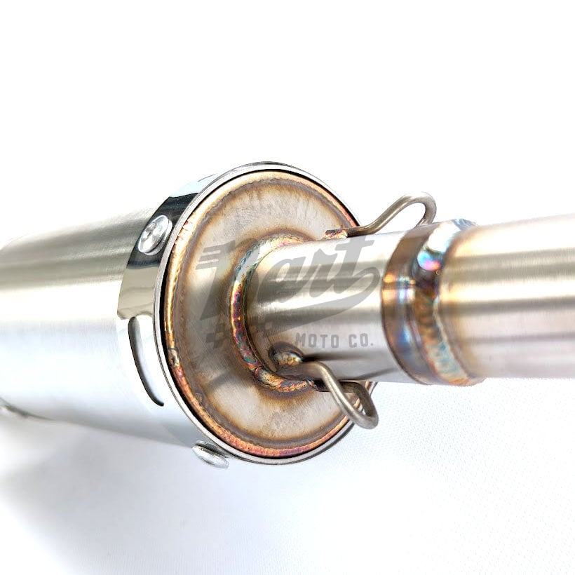 Z50 Hard Tail Big Bore Stainless Up Exhaust