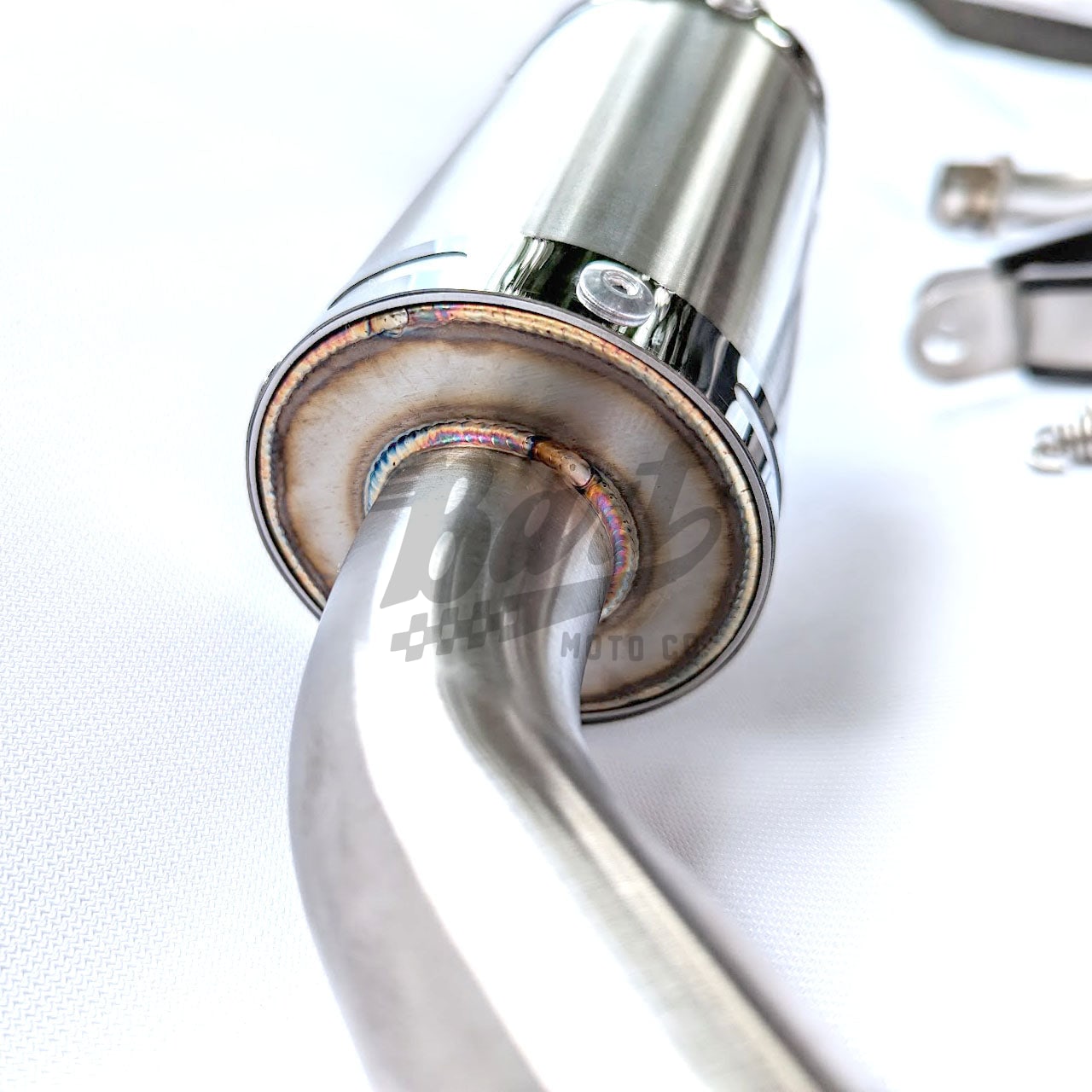 Z50 Hard Tail Big Bore Stainless Up Exhaust