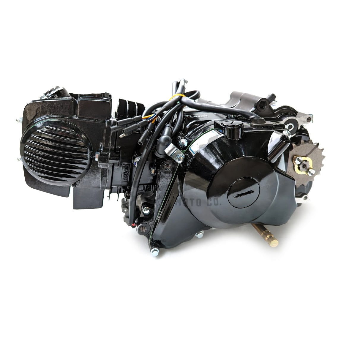 Black YX140 140cc Electric Start Clutch (Motor Only)