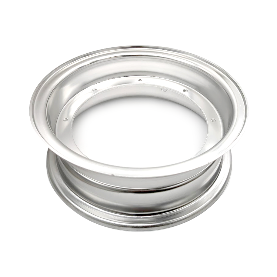 Set of 2 - CT70 10" X 3.5" Aluminum 2 Piece Rims
