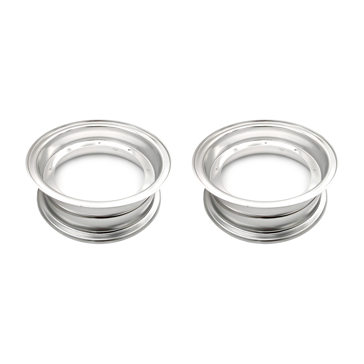 Set of 2 - CT70 10" X 3.5" Aluminum 2 Piece Rims