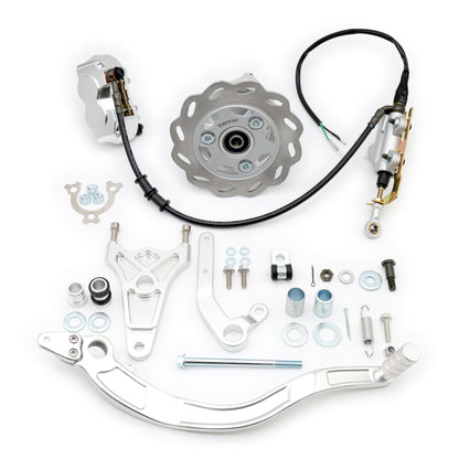 CT70 Silver Rear Disc Brake Conversion