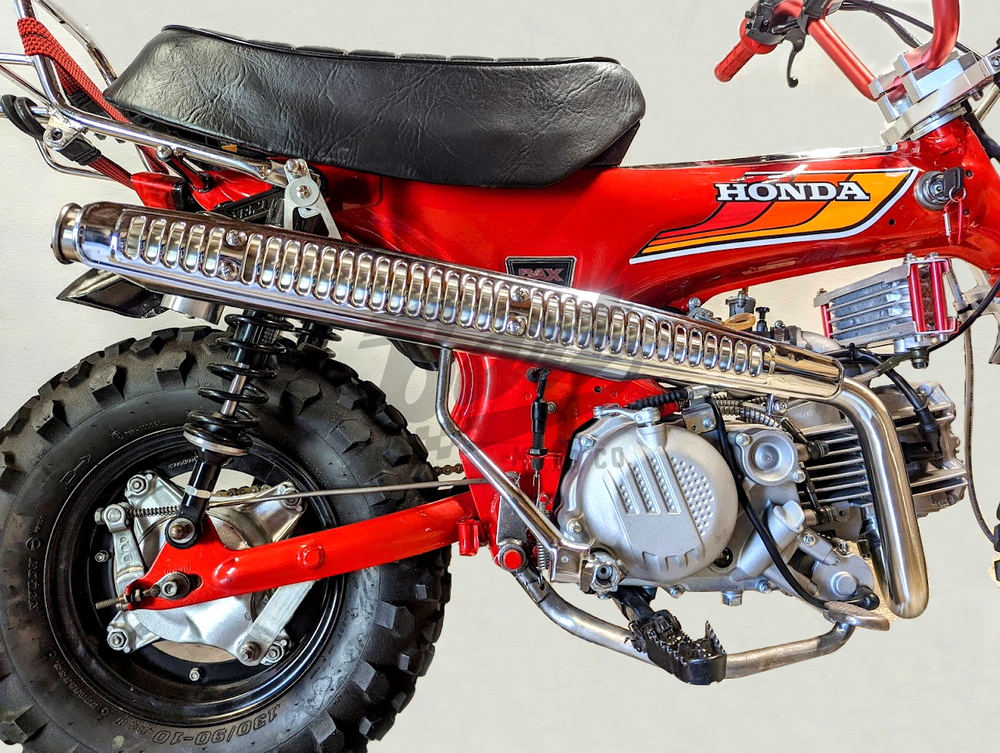 CT70 K0 Style Big Bore Exhaust