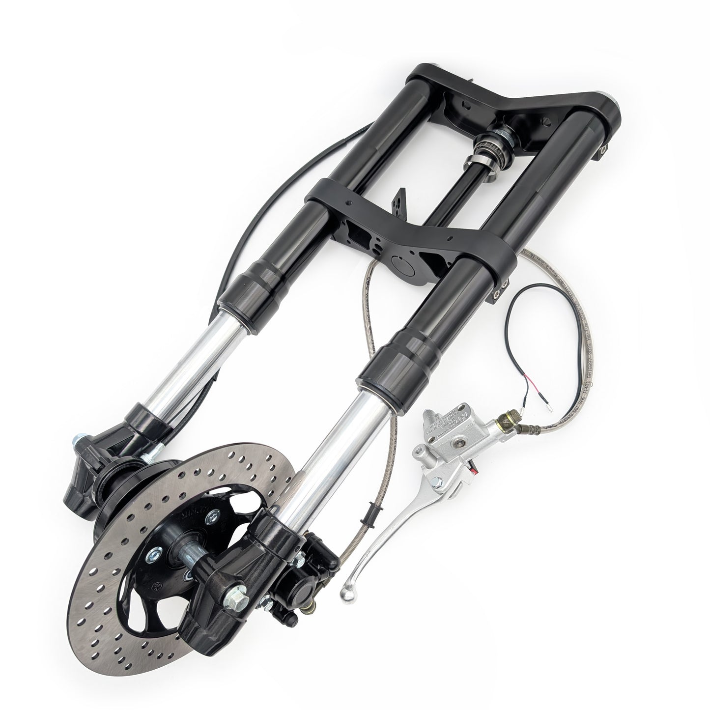 Adjustable Z50 Blackout Inverted Fork with Disc V2 Front End Kit (540mm Length)