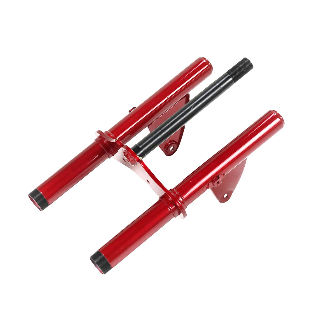 Z50 K1-K2 Hardtail Front Fork Triple Tree Assembly – Ruby Red (1969–1971)
