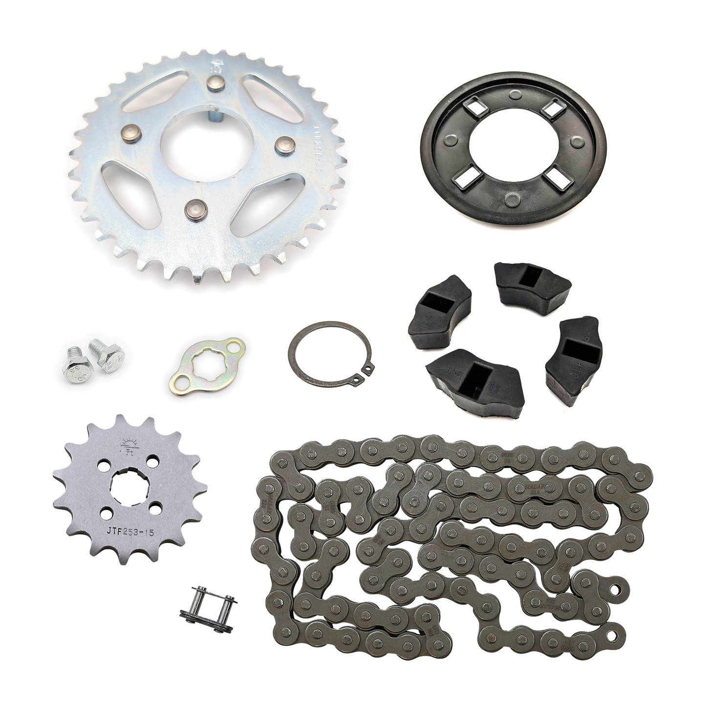 Honda CT70 Complete Drive Chain & Sprocket Refresh Kit (K1–1994)