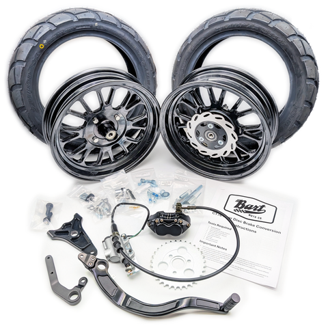 Black Z50 Z-Type 4 Bolt Front Disc Hub (Fits CT70) – Bart Moto Co Black Z50 Z-Type 4 Bolt Front Disc Hub (Fits CT70) – Bart Moto Co
