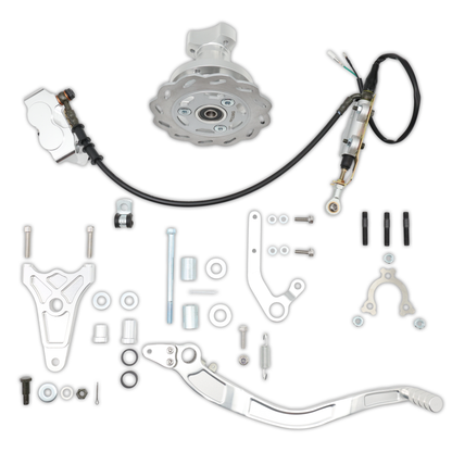 CT70 Silver Rear Disc Brake Conversion