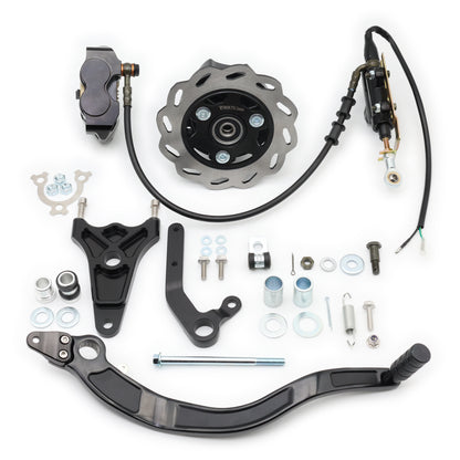 CT70 Blackout Rear Disc Brake Conversion