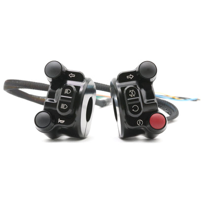 Kepspeed Pro Billet CNC Lighting Control Switch Assembly for 7/8" Handlebars
