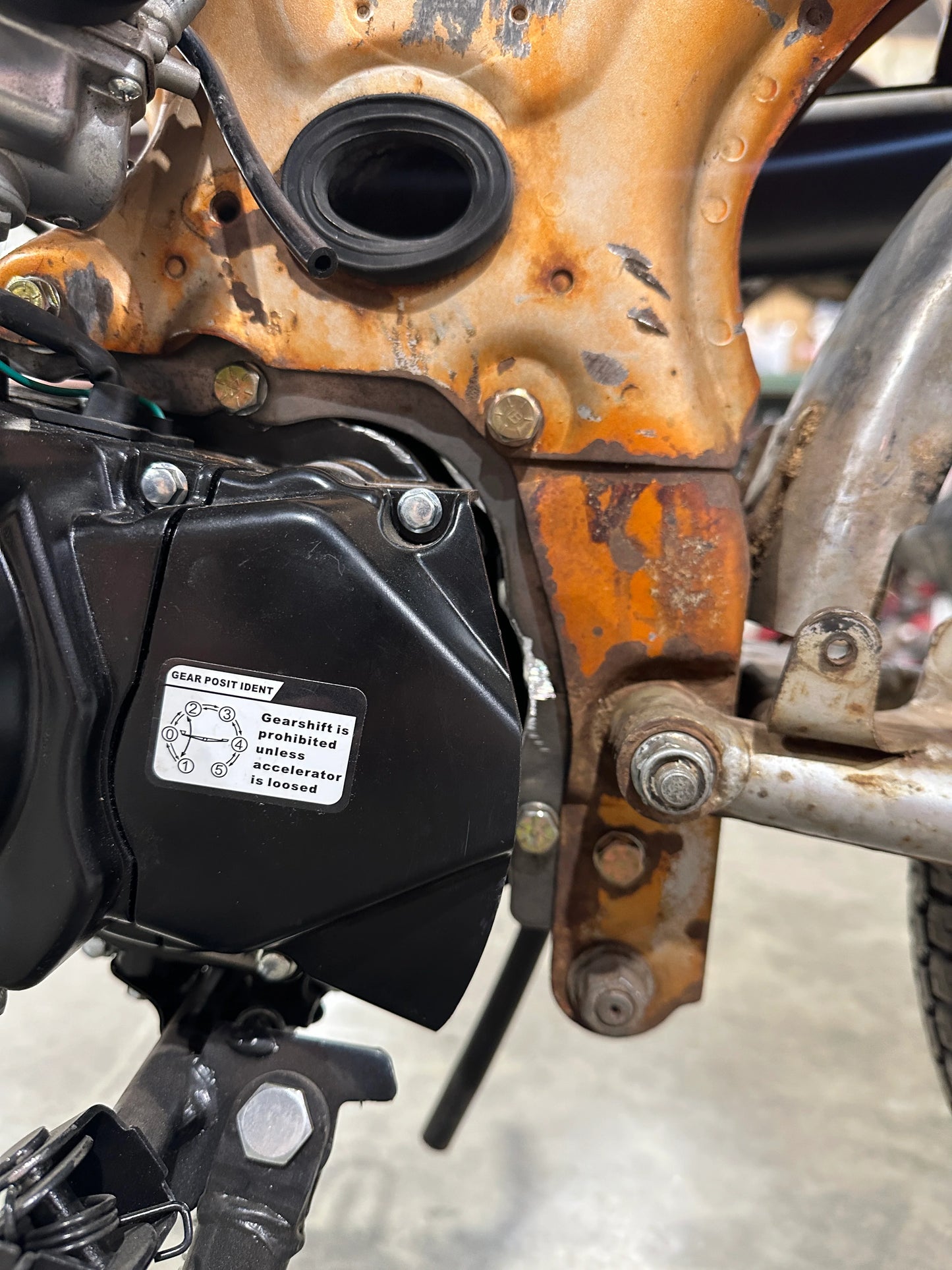 Honda ST90 Pit Bike Engine Swap Adapter Bracket Kit