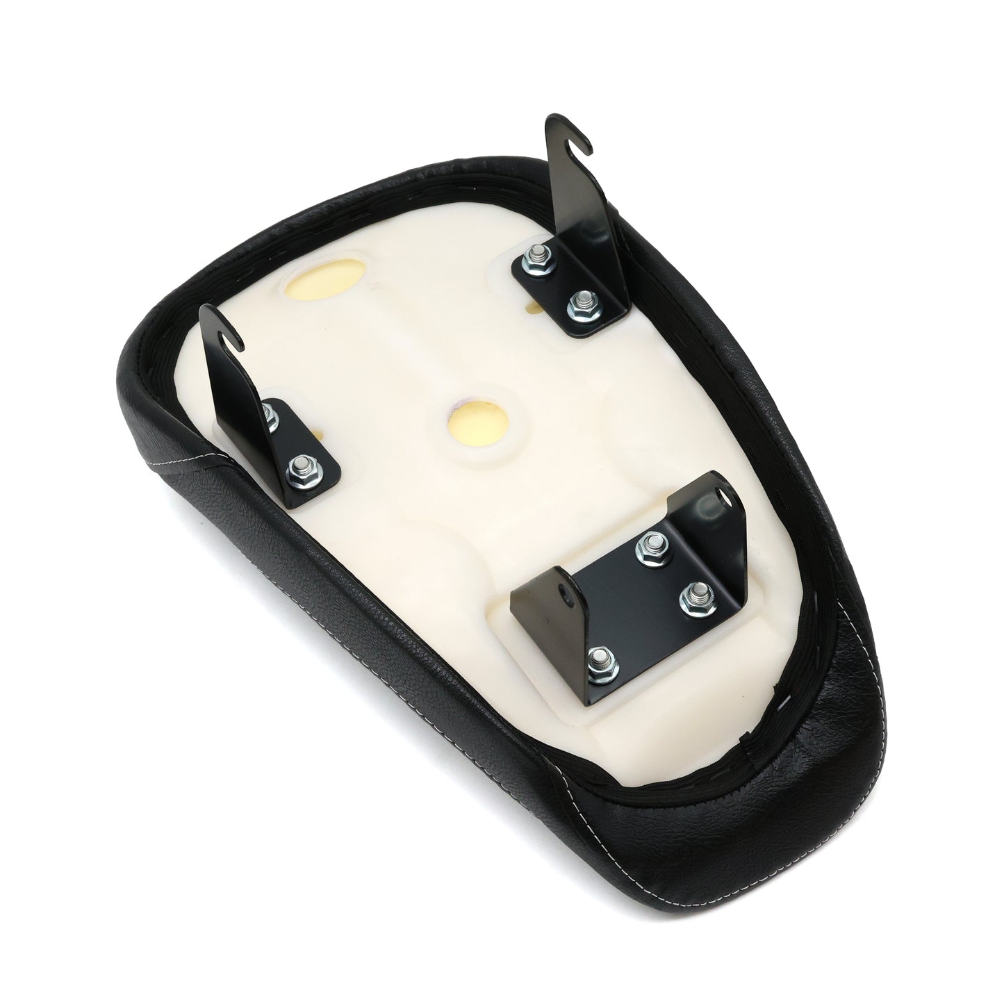 79-87 Z50 White Diamond Stitching Black Vinyl Seat (Fits Leo and Other Clones)