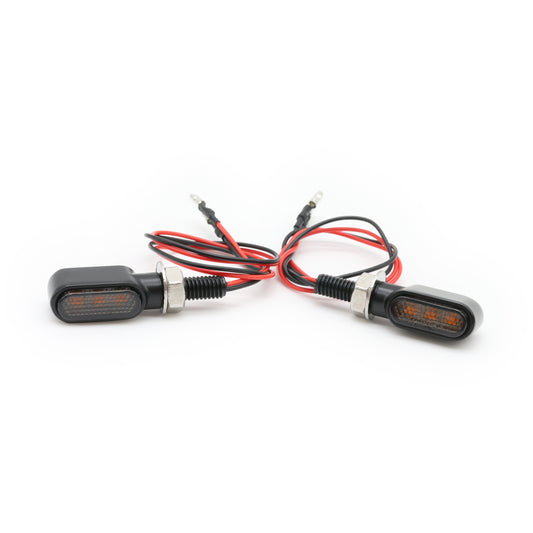 Smoked Lens Low Profile LED Turn Signals (Black)