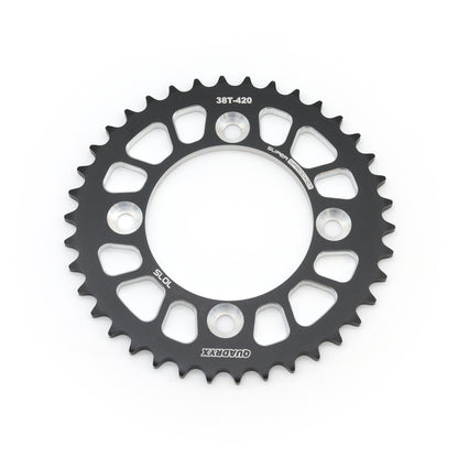 Mini Pro 7075 Lightweight 38T Rear Sprocket - CRF110F - V1 Black