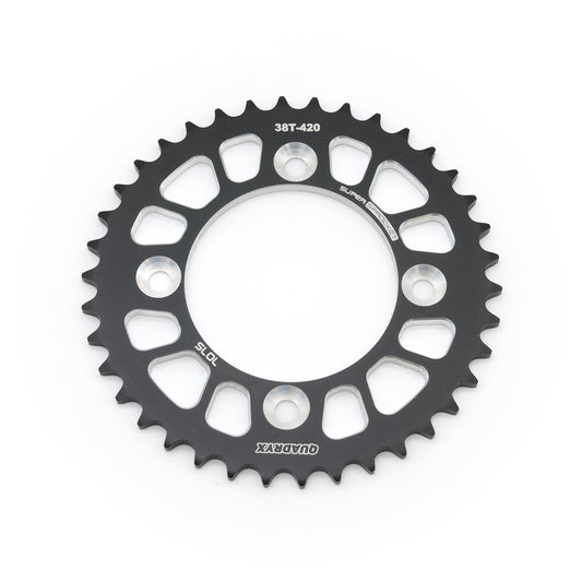 Mini Pro 7075 Lightweight 38T Rear Sprocket - CRF110F - V1 Black
