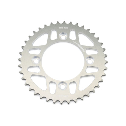 Mini Pro 7075 Lightweight 40T Rear Sprocket - CRF110F - V2 Silver
