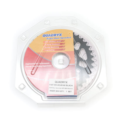 Mini Pro 7075 Lightweight 38T Rear Sprocket - CRF110F - V2 Black