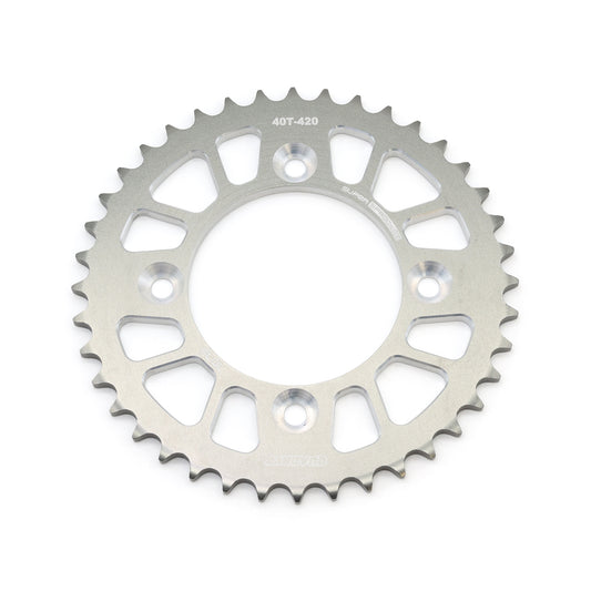 Mini Pro 7075 Lightweight 40T Rear Sprocket - CRF110F - V1 Silver