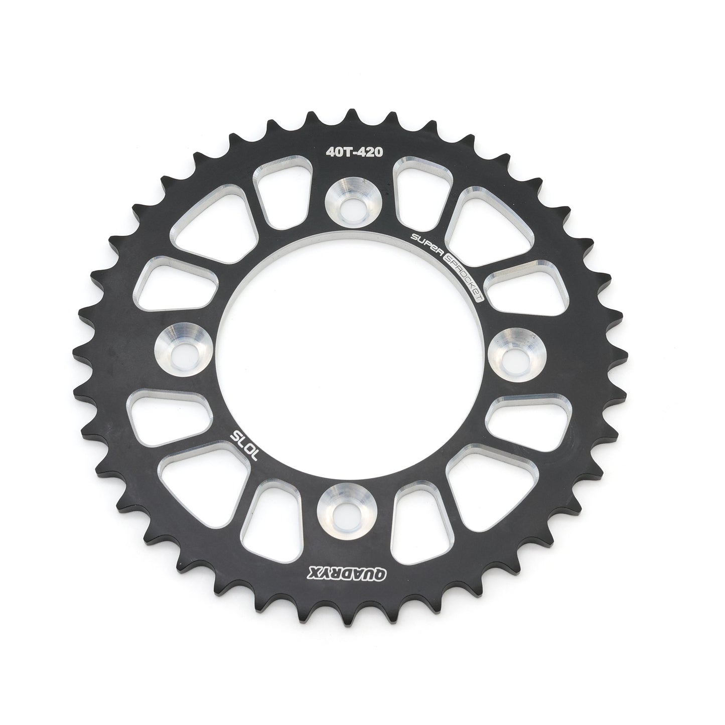 Mini Pro 7075 Lightweight 40T Rear Sprocket - CRF110F - V1 Black