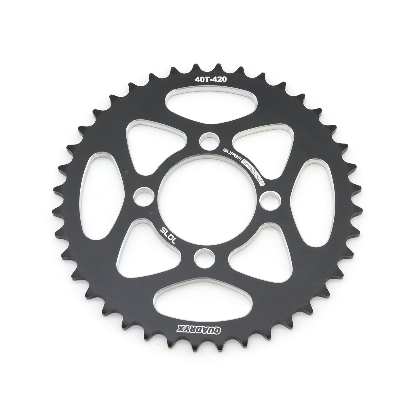 Mini Pro 7075 Lightweight 40T Rear Sprocket - KLX110 - V2 Black