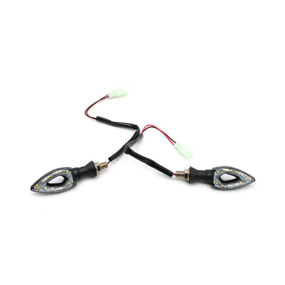 Diamond-Style 12V LED Amber Turn Signals