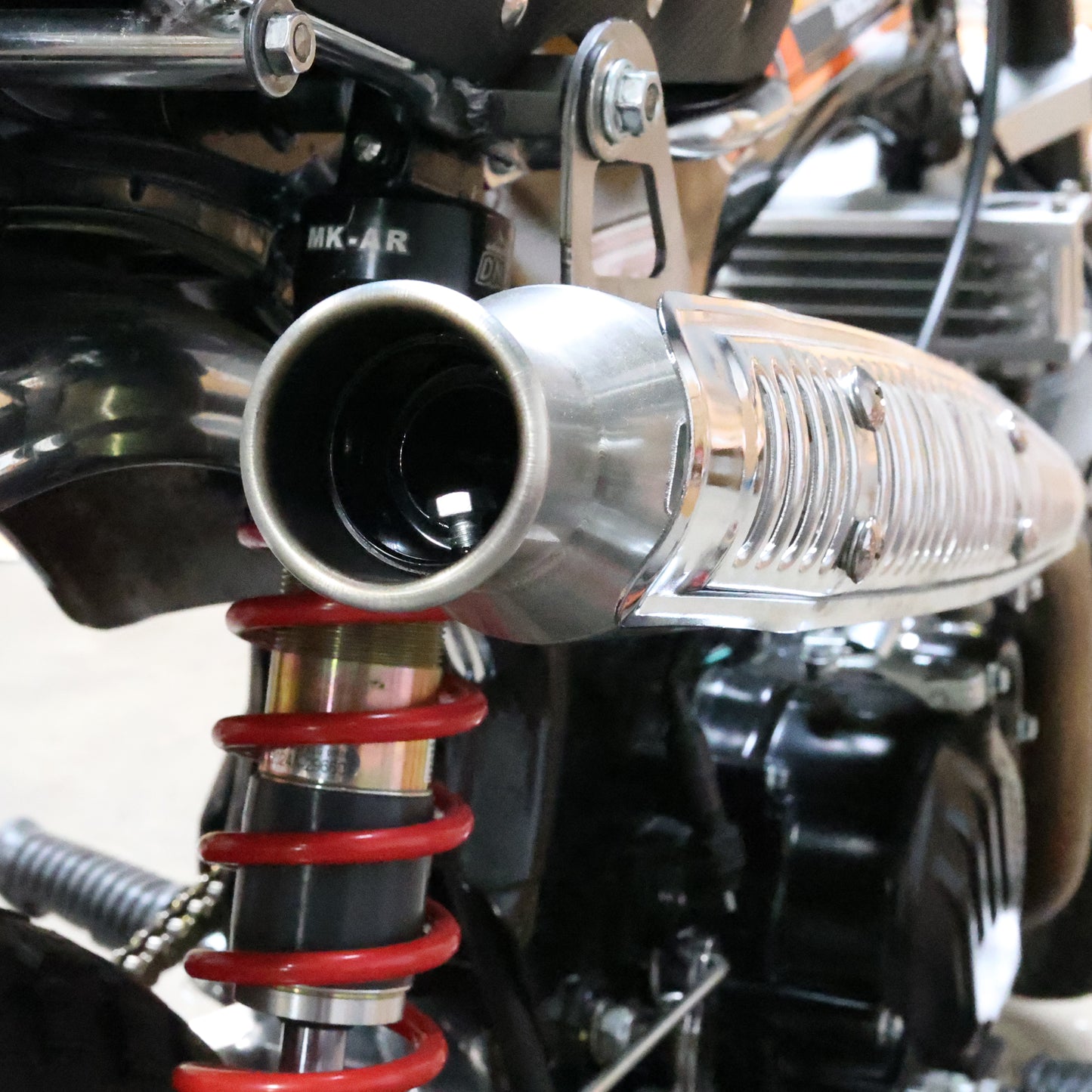 K0 Style Big Bore Exhaust Adjustable DB Killer Sound Reducer