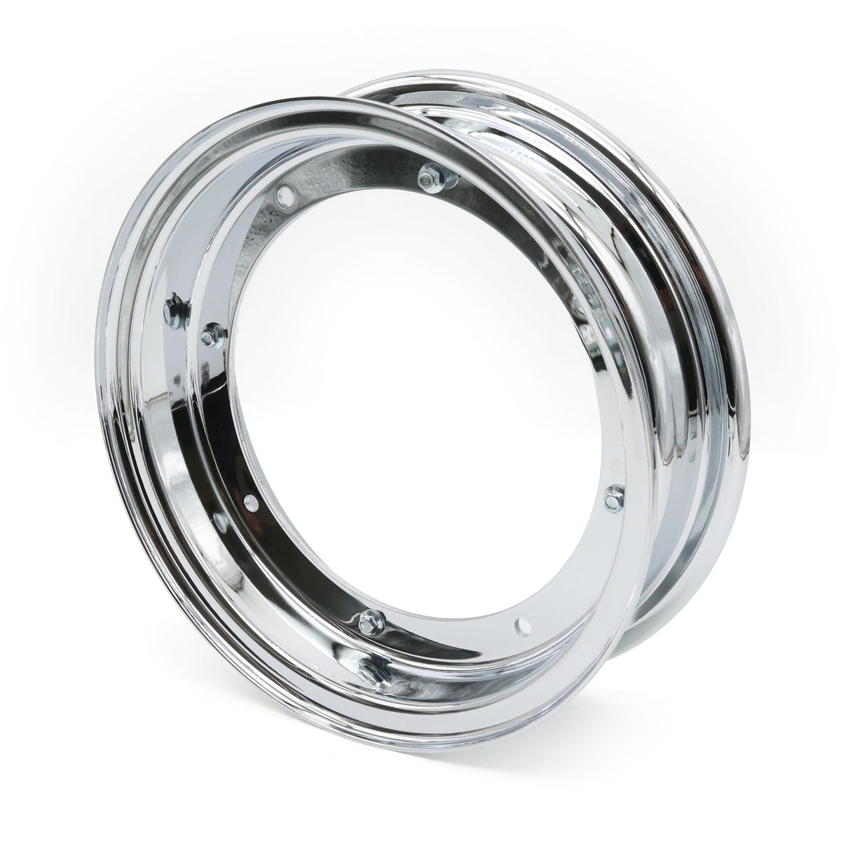 Set of 2 - CT70 Chrome 10" X 2.75" 2 Piece Rims