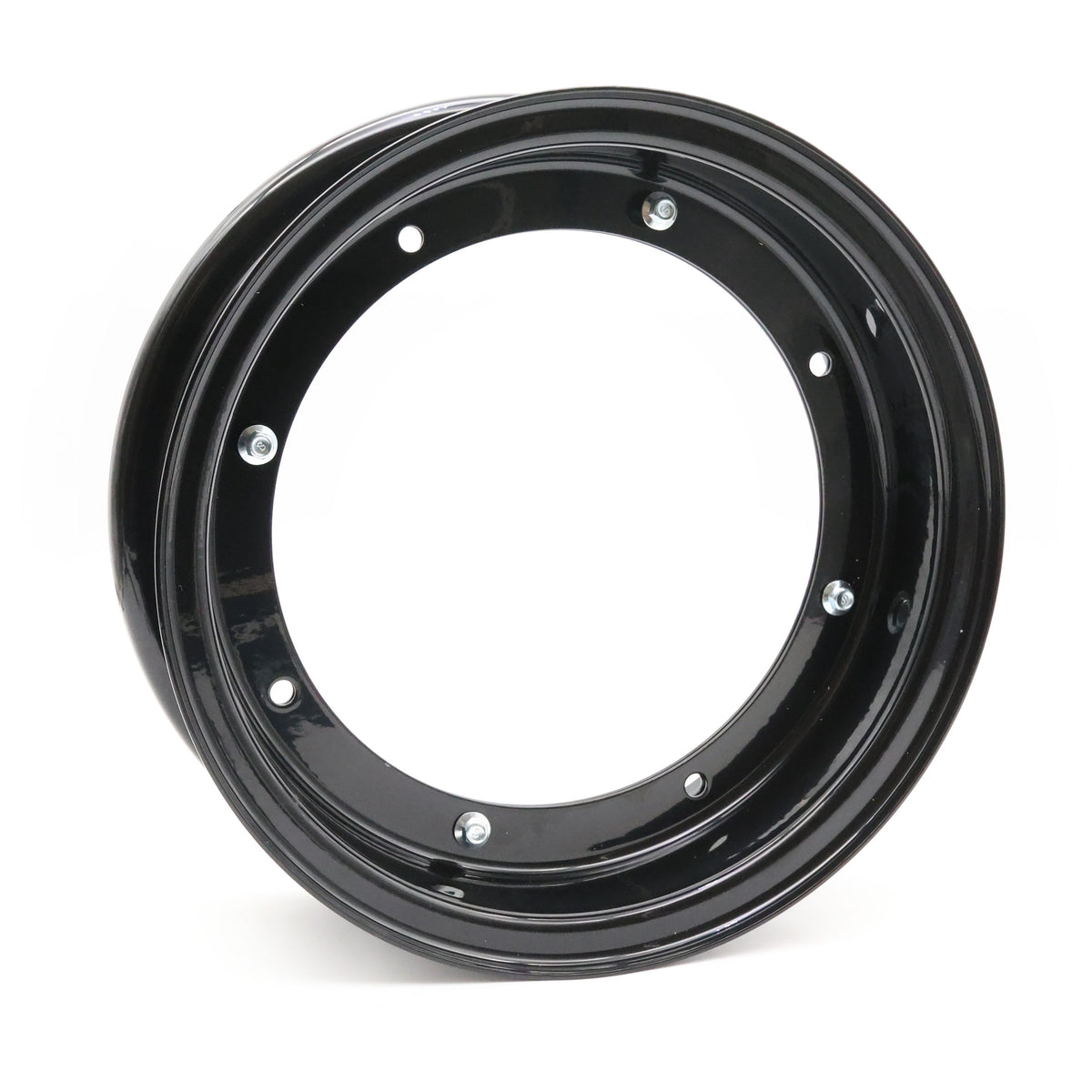 Single Wheel - CT70 10" X 3" Gloss Black 2 Piece Rim