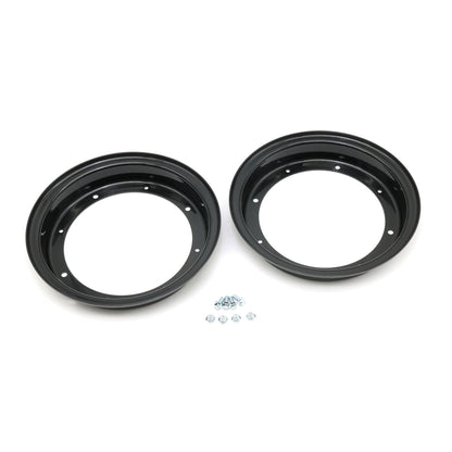 Single Wheel - CT70 10" X 3" Gloss Black 2 Piece Rim