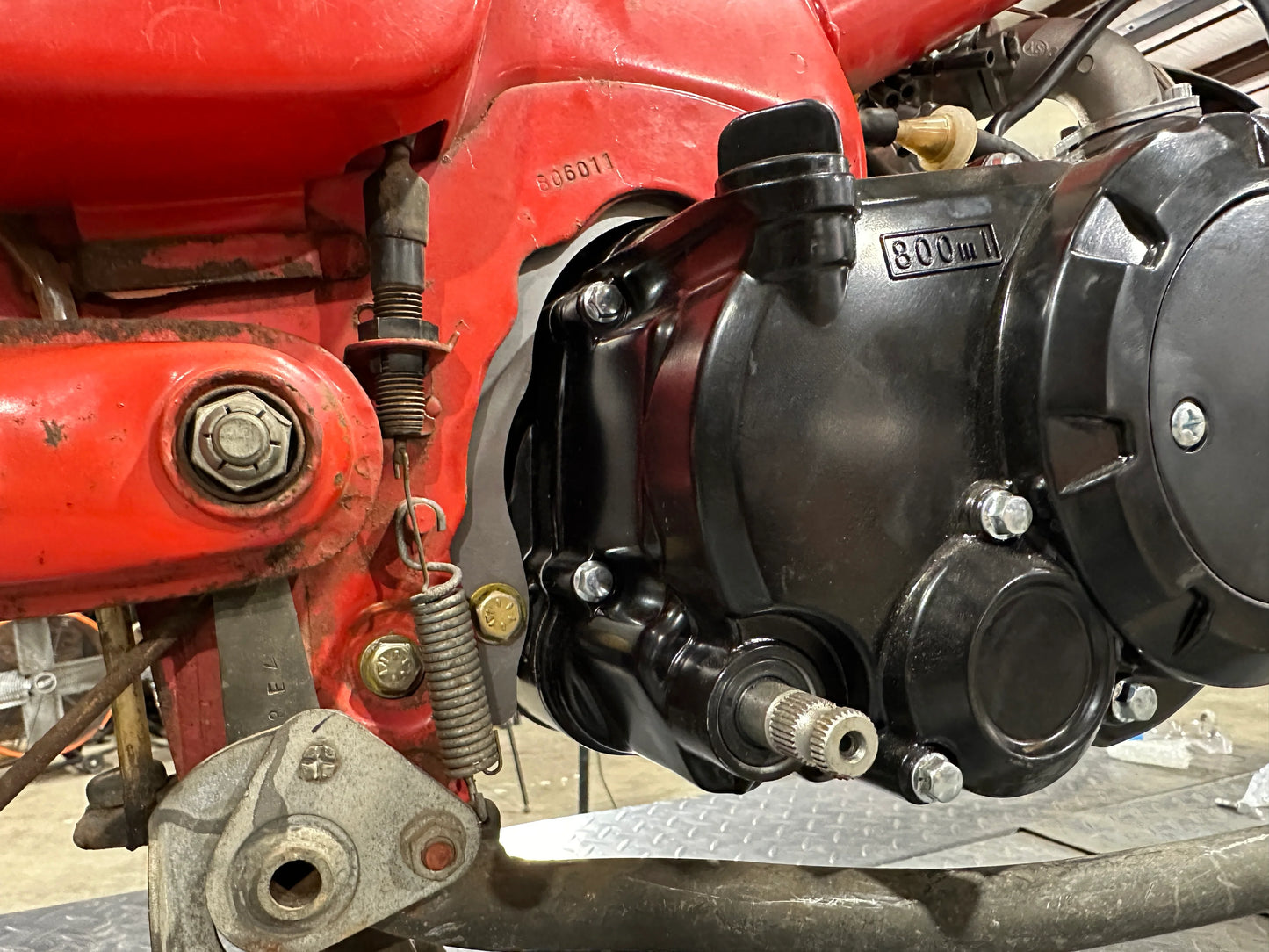 Honda CT90 Pit Bike Engine Swap Adapter Bracket Kit