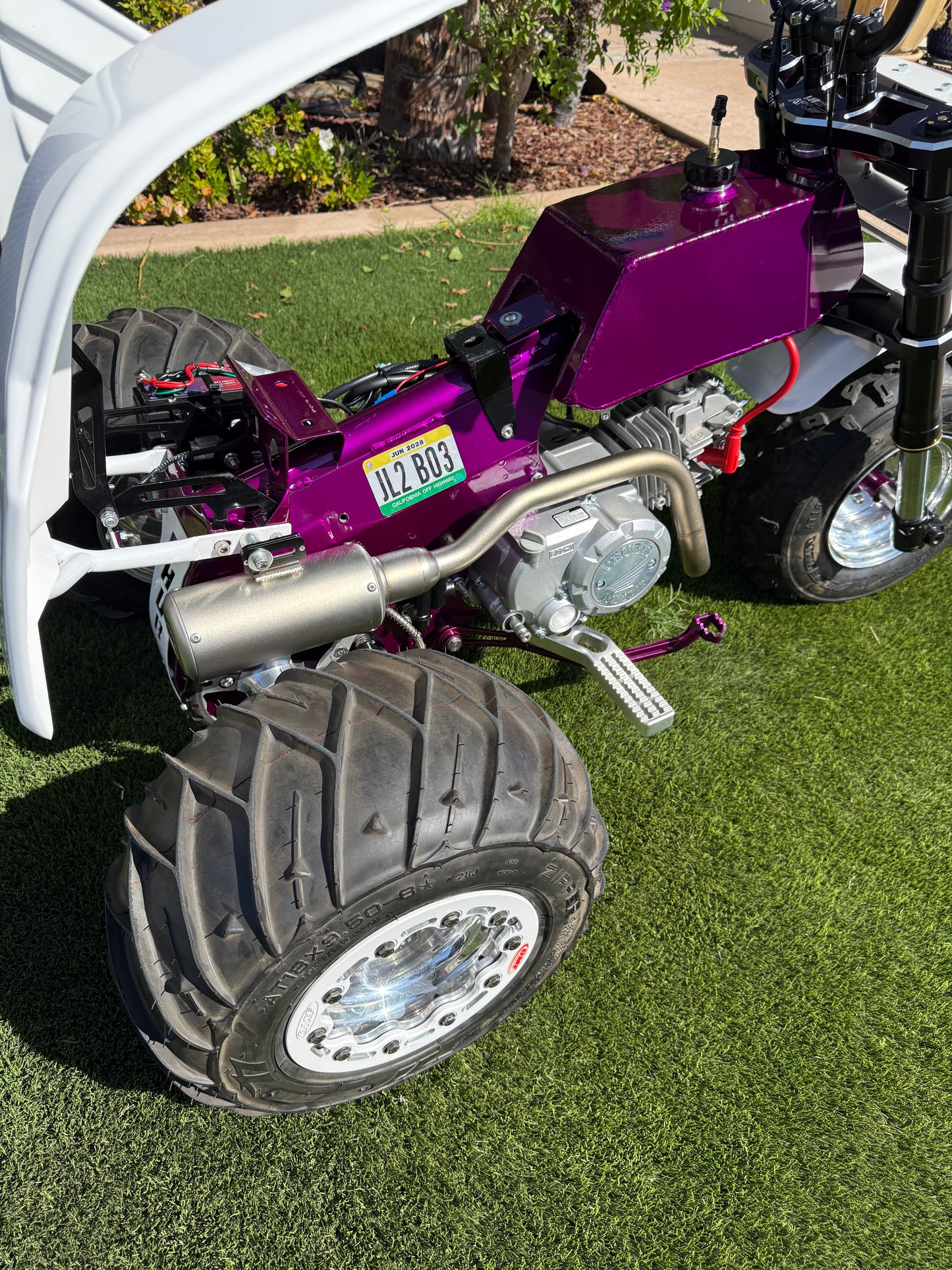 ATC70 / TRX70 Stainless Steel Up High Flow HD Exhaust