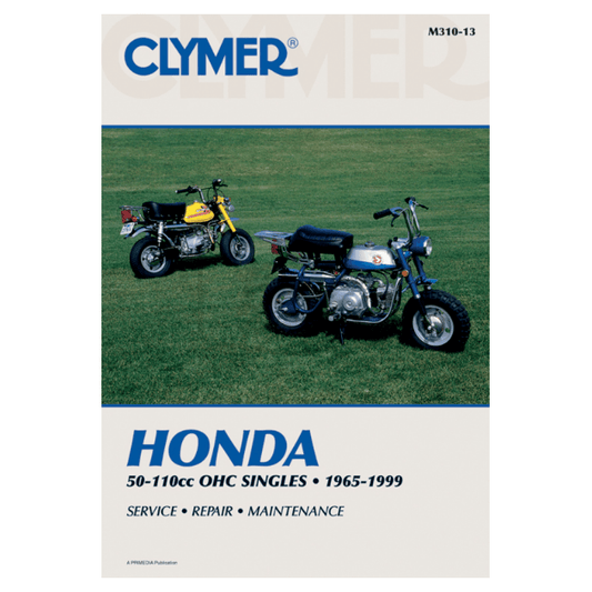 Honda Motorcycle Repair Manual 50-110 OHC Singles