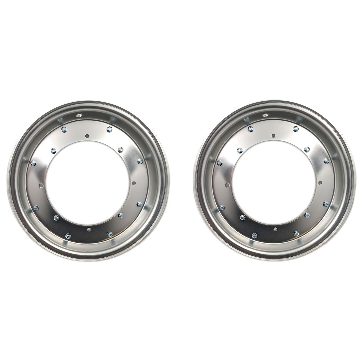 Set of 2 - CT70 12" X 3.25" 2 Piece Aluminum Rims