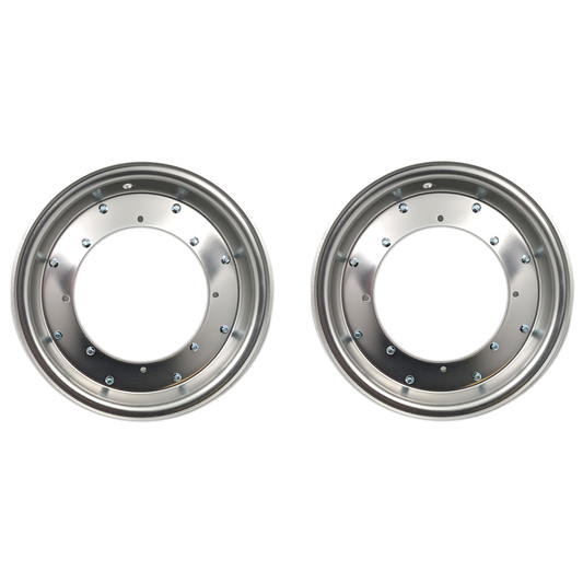 Set of 2 - CT70 12" X 3.25" 2 Piece Aluminum Rims