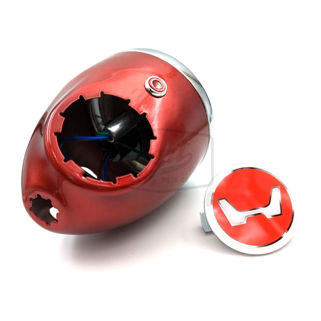 Reproduction Z50 K0-K2 Ruby Red Headlight Bucket Assembly