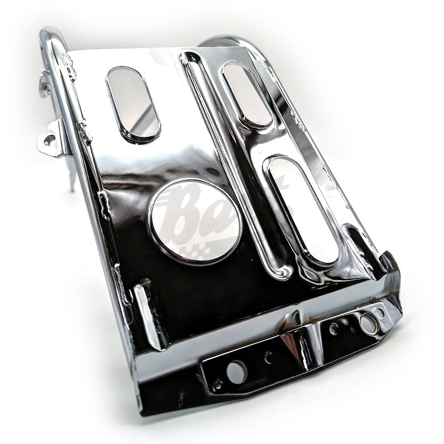 Reproduction CT70 K0-1978 Chrome Engine Guard Skid Plate & Spark Plug Guard (Restoration Quality)