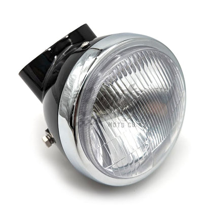 CT70 5.75" Headlight Bucket with Headlight 12V (6V Bulb Available)