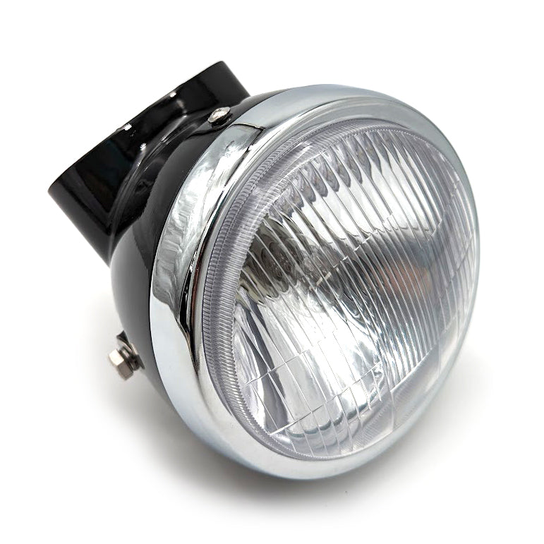 CT70 5.75" Headlight Bucket with Headlight 12V (6V Bulb Available)