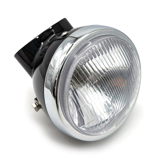CT70 5.75" Headlight Bucket with Headlight 12V (6V Bulb Available)