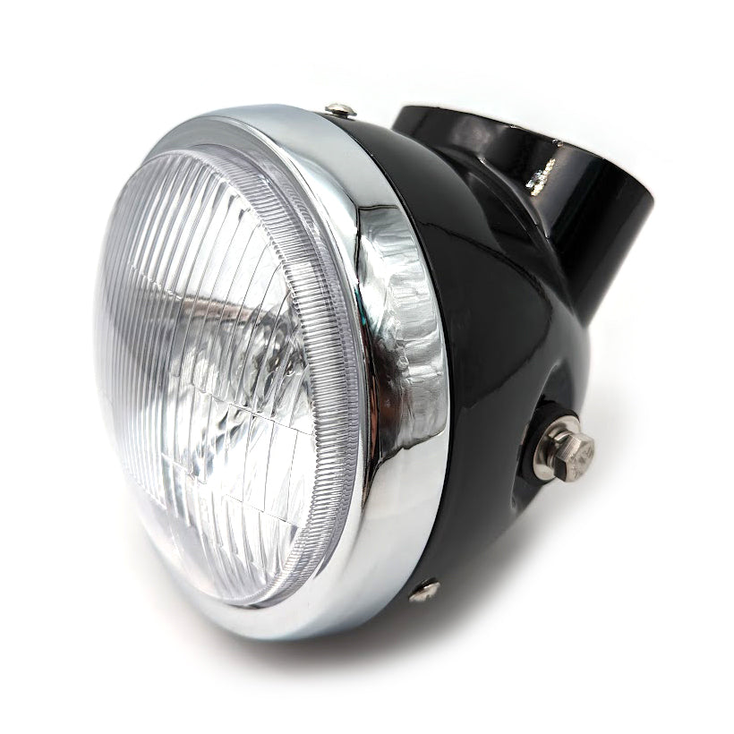 CT70 5.75" Headlight Bucket with Headlight 12V (6V Bulb Available)