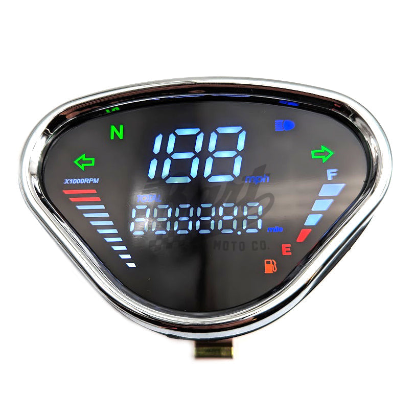 12V Digital LED MPH Speedometer – Bart Moto Co