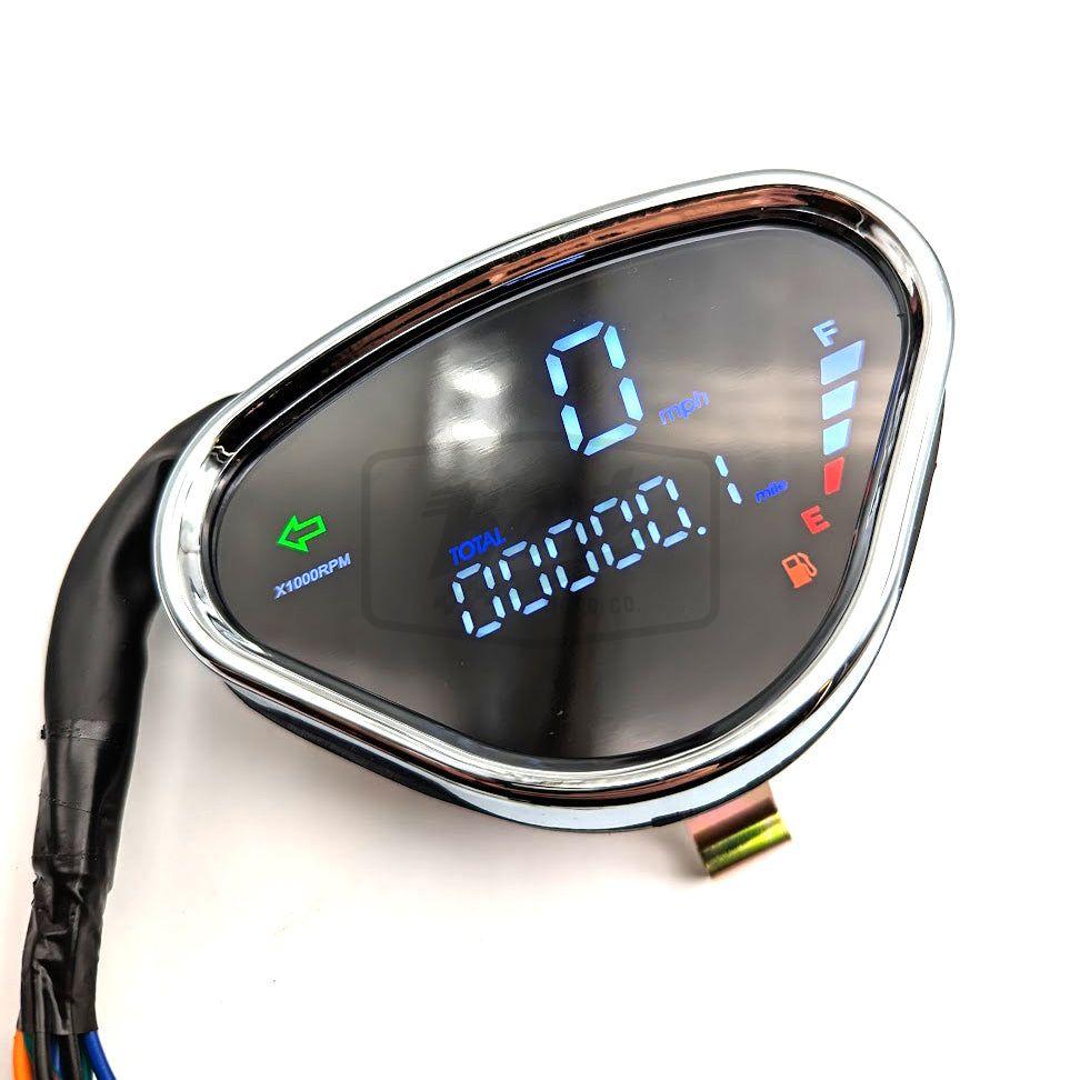 12V Digital LED MPH Speedometer
