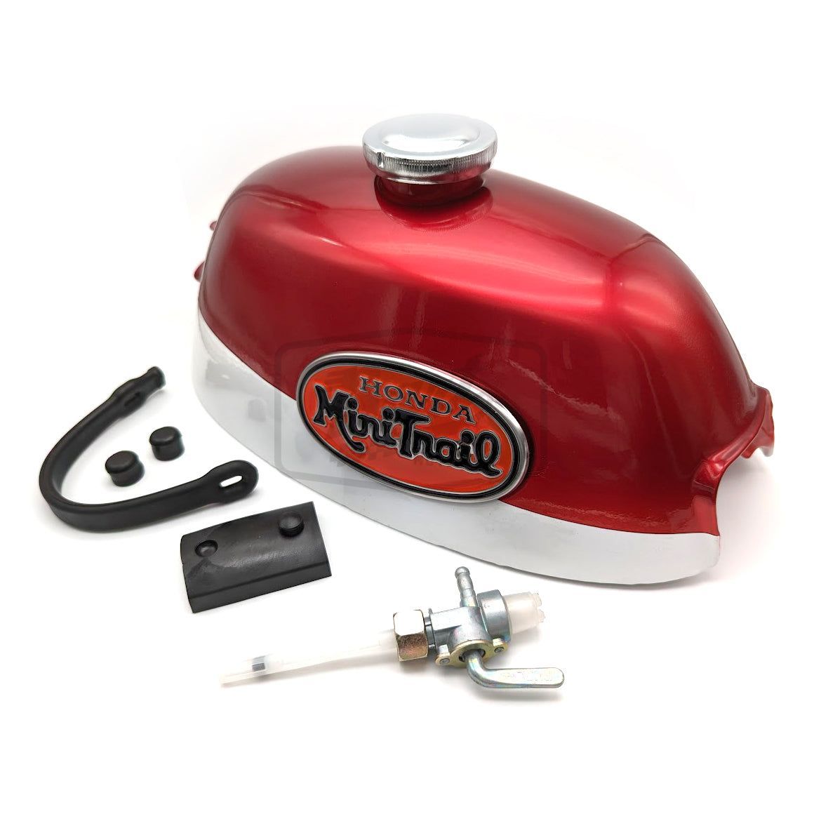 Reproduction Z50 K2 1971 Gas Fuel Tank Full Kit (Ruby Red)
