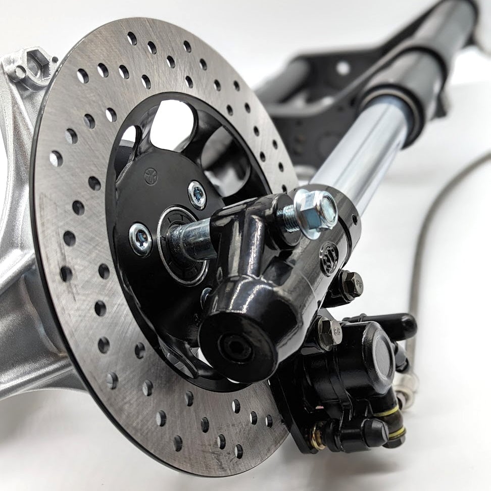 Adjustable CT70 Blackout Inverted Fork with Disc V2 Front End Kit