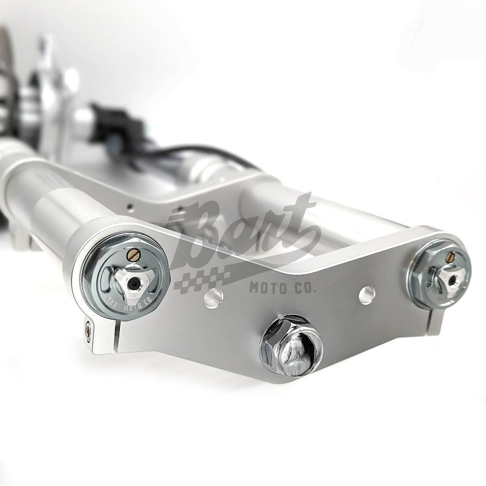 Adjustable CT70 Silver Inverted Fork with Disc V2 Front End Kit
