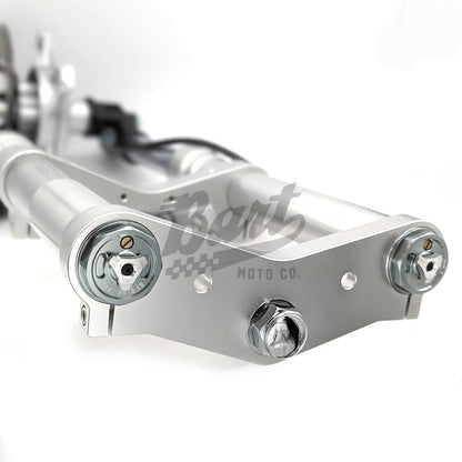 Adjustable CT70 Silver Inverted Fork with Disc V2 Front End Kit