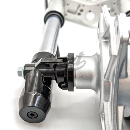 Adjustable CT70 Silver Inverted Fork with Disc V2 Front End Kit