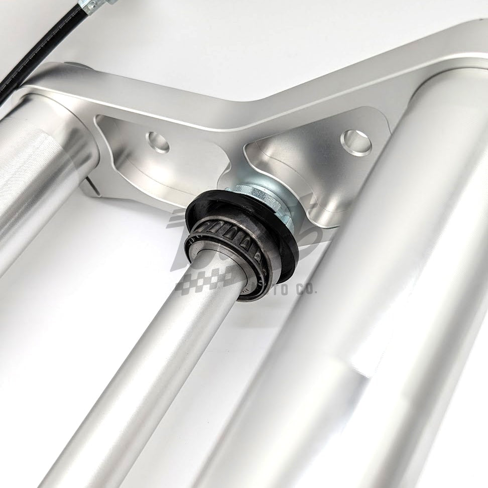 Adjustable CT70 Silver Inverted Fork with Disc V2 Front End Kit